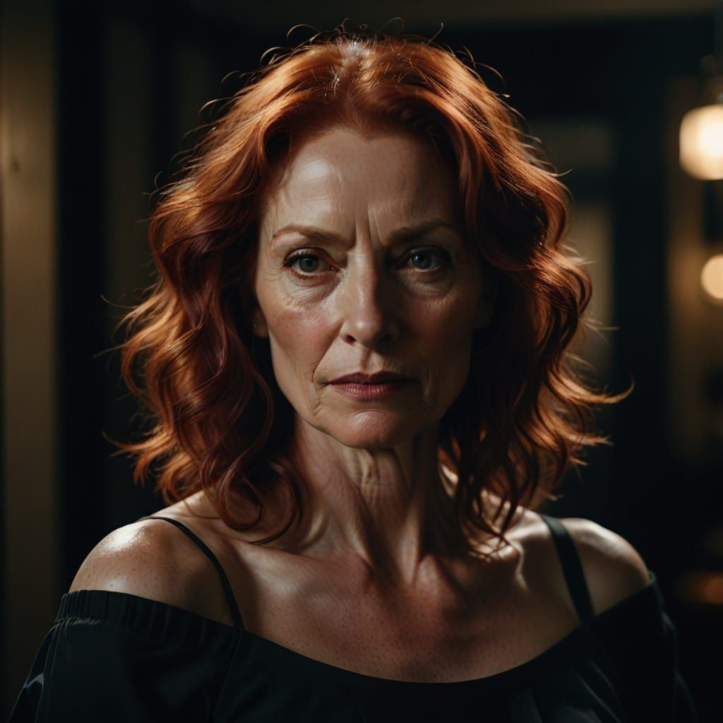 Elegant Portrait in Cinematic Style