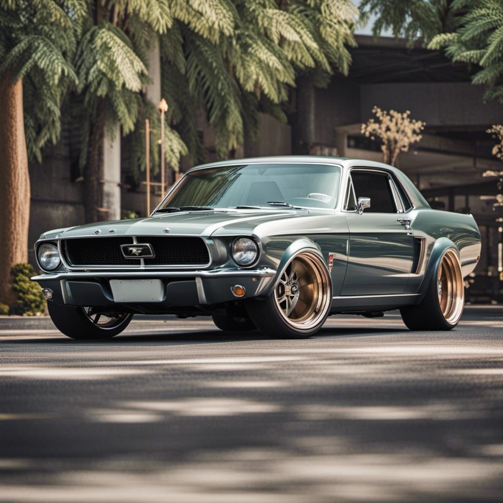 JDM-Inspired 1968 Ford Mustang Coupe