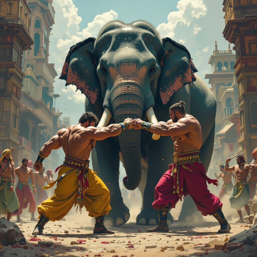 Strongman's Punch: A Fantastical Weight Gain