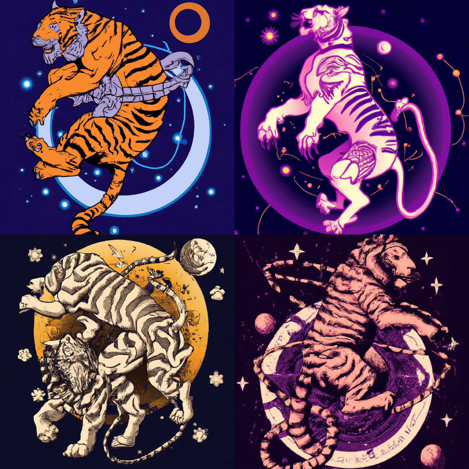 Cosmic Tiger Centaur: Mythological Creature
