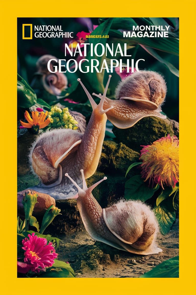 Furry Snails on National Geographic Cover: Vivid Photography