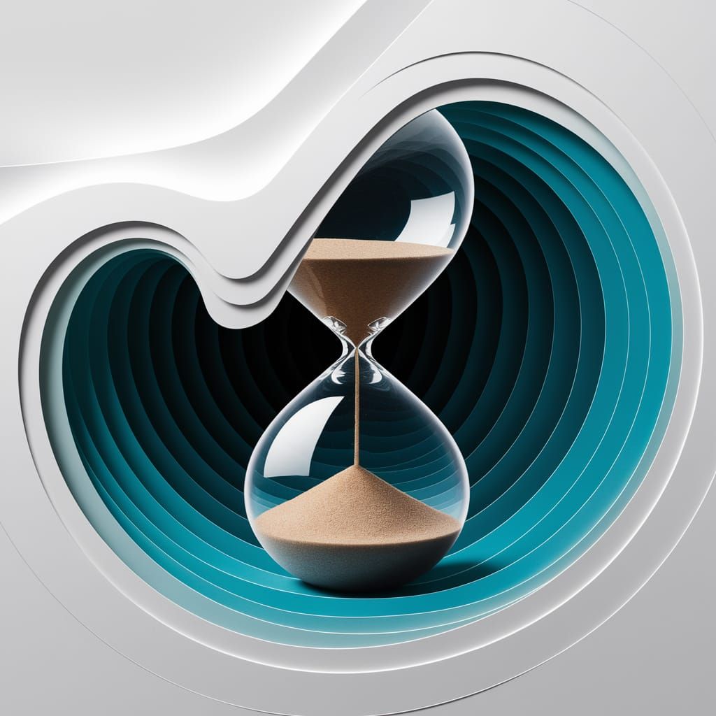 Time in Dadaist Collage Style