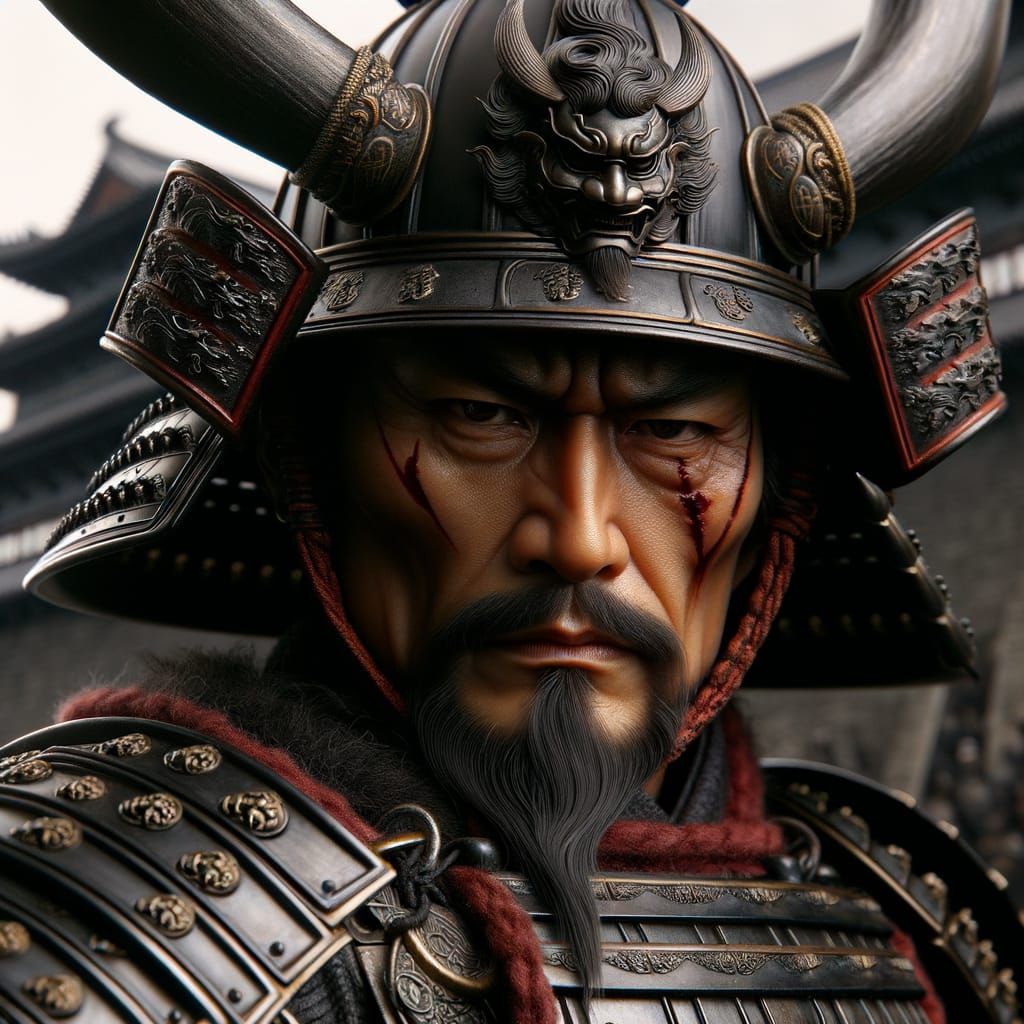 East-Asian Imperial Guard in Nihonga Style