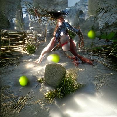 Stylized Maiden Rendered for CryEngine