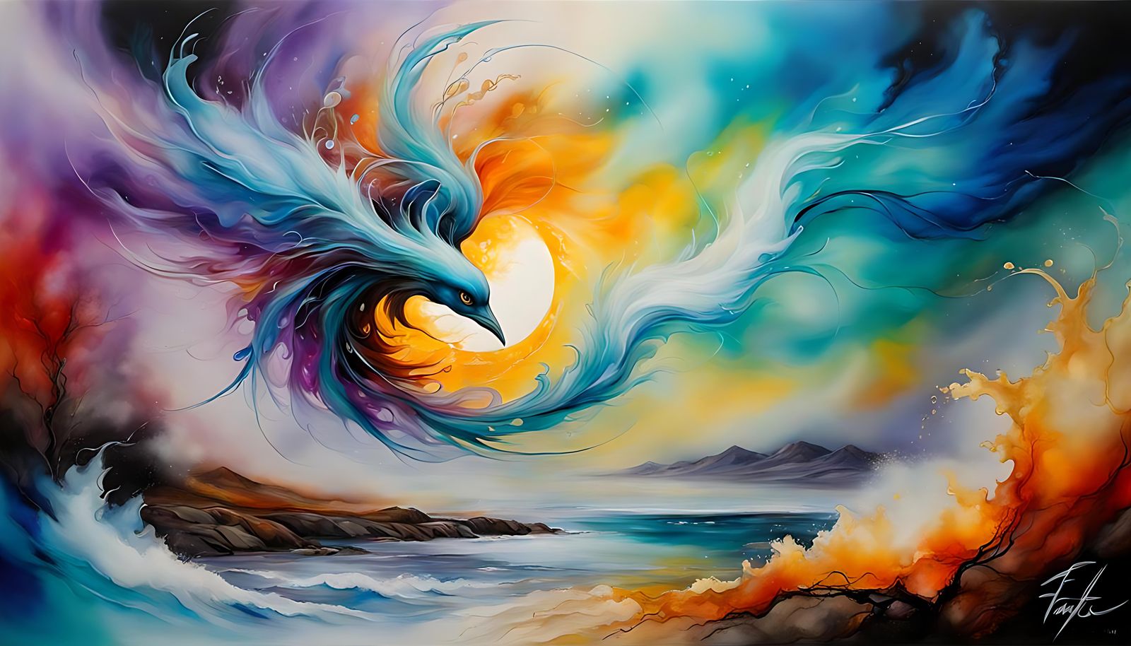 Sentient Wind Digital Art Masterpiece