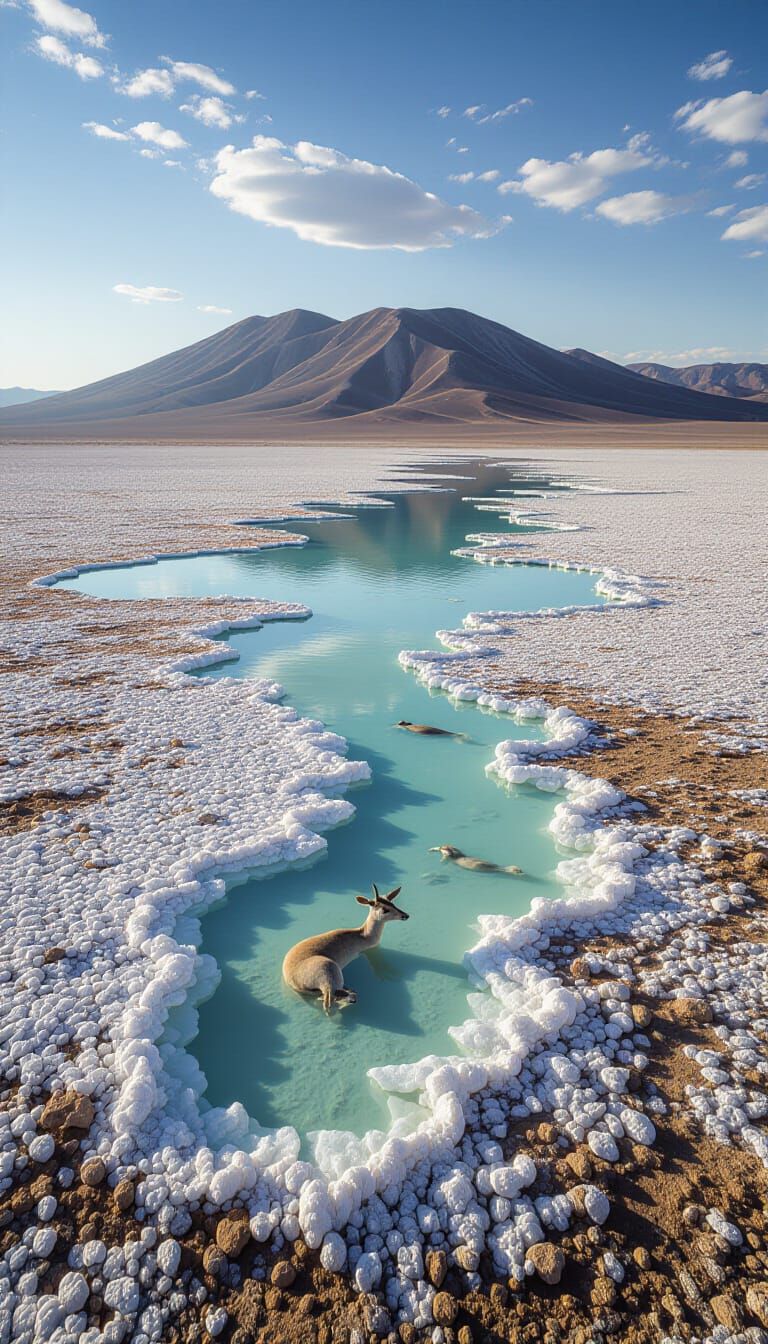 Ultra-Realistic Scenes of Tanzania's Petrifying Lake Natron