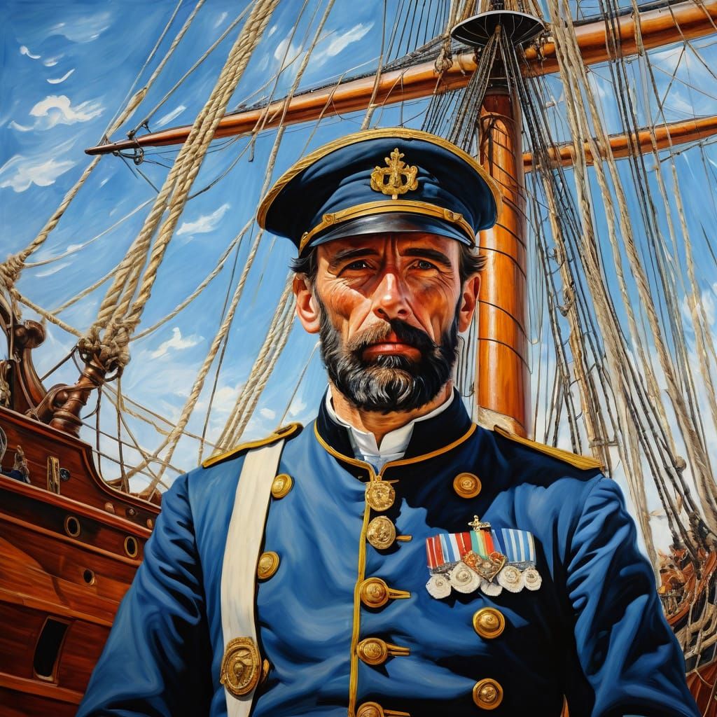 Portrait of a Spanish Ship Captain