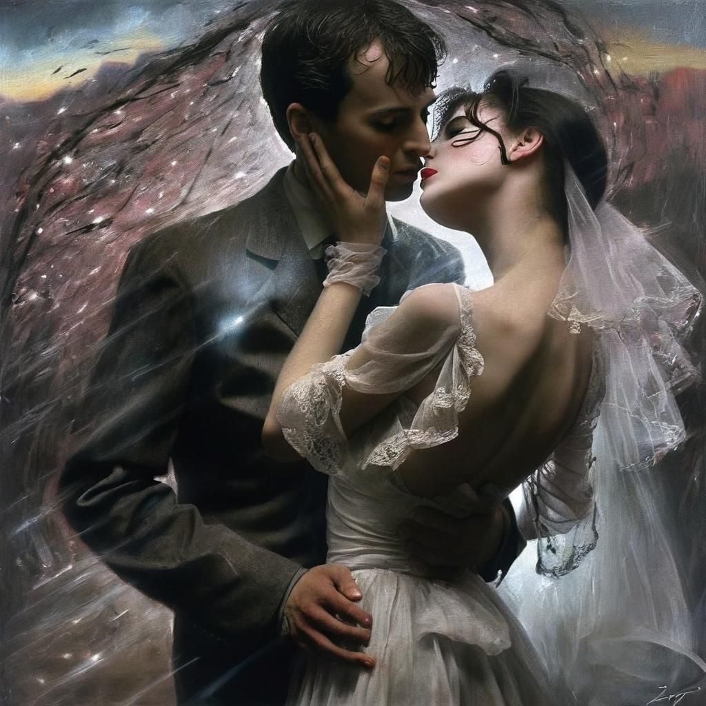 Surreal Mourning: Fleeting Beauty and Faded Hope