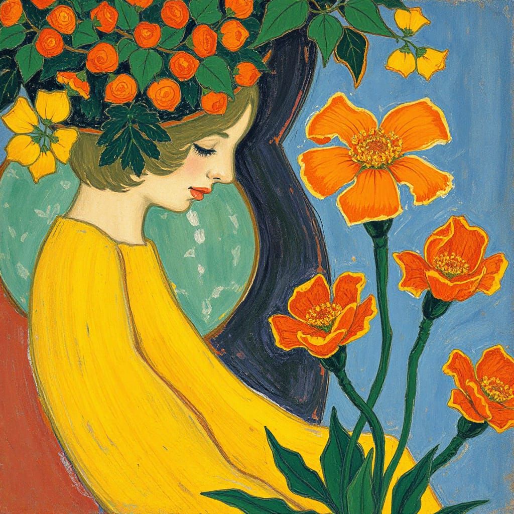 Bonnard-Inspired Dreamscapes in Vibrant Hues