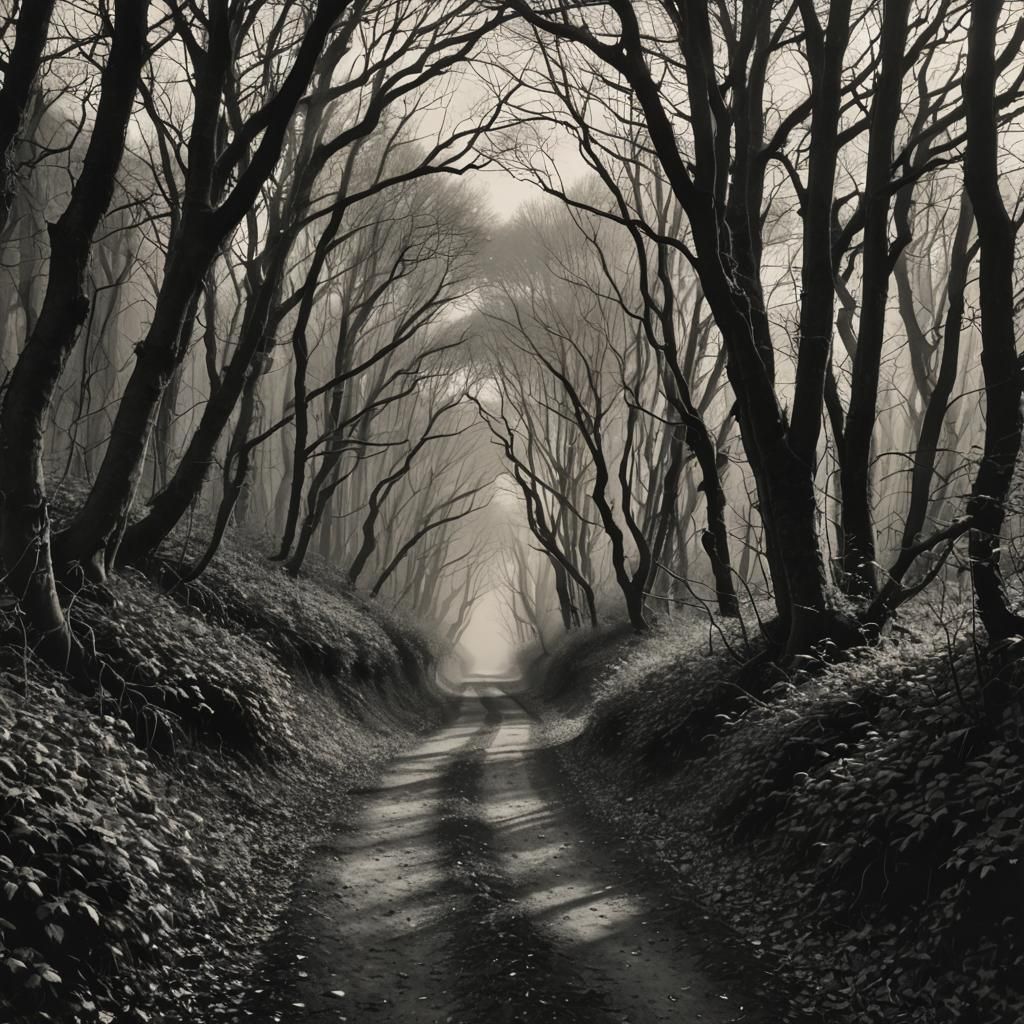 Forest Path: Choosing the Road Less Traveled