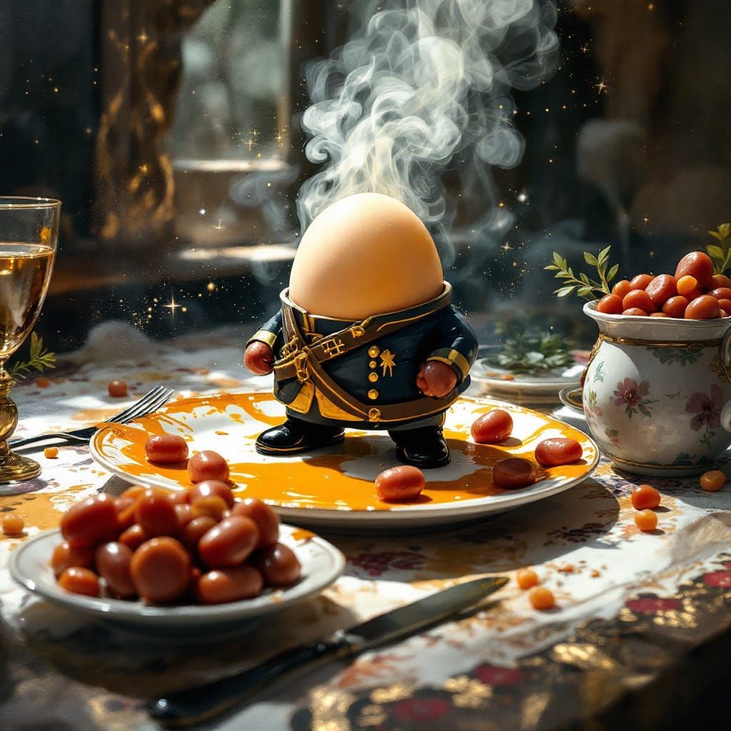 Sergeant Egg Leads Marching Sausages in Fantastical Kitchen ...