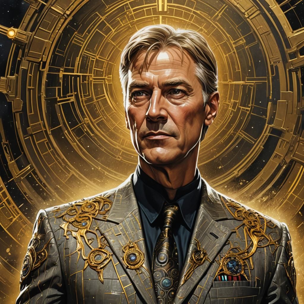 Arachnid-Inspired Portrait of Bill Dow as Dr. Lee