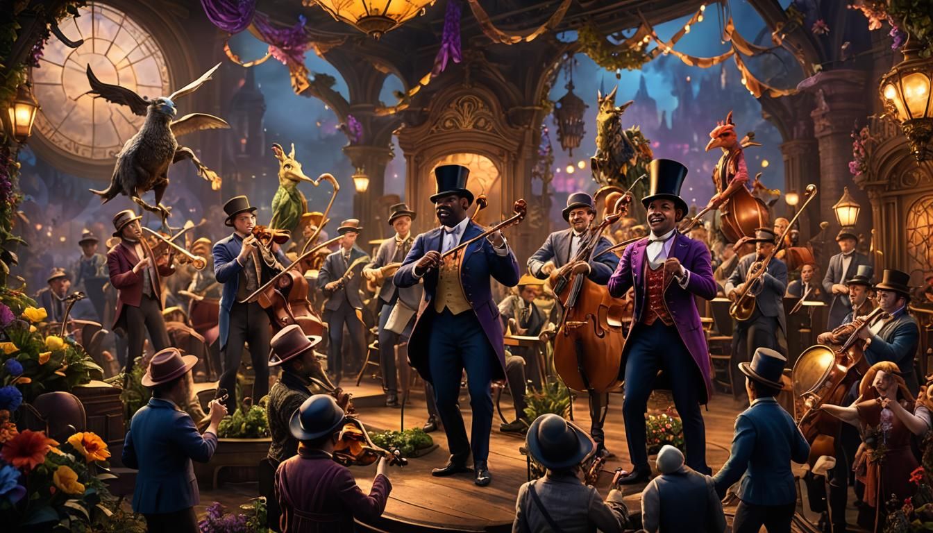 Mythical Ragtime Band: A Photorealistic Masterpiece