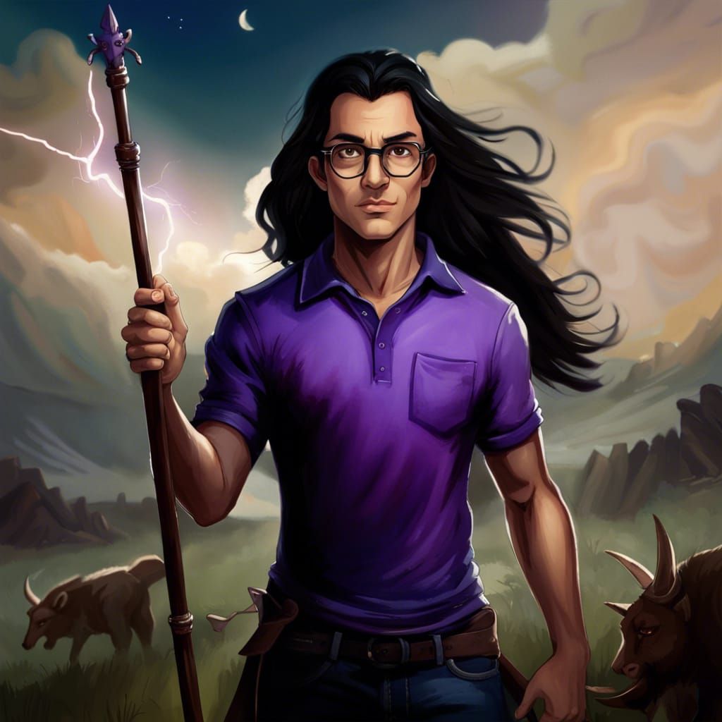 Wizard Selfie with Minotaur