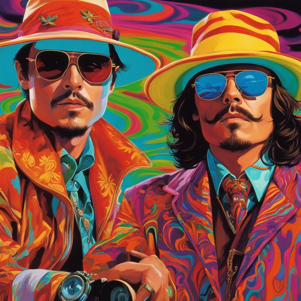 Psychedelic Scene from Fear and Loathing in Las Vegas