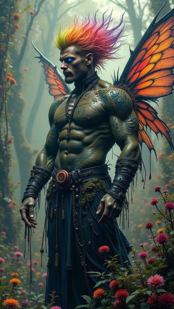 Gothic Fairy Landscape in Surrealcore Style