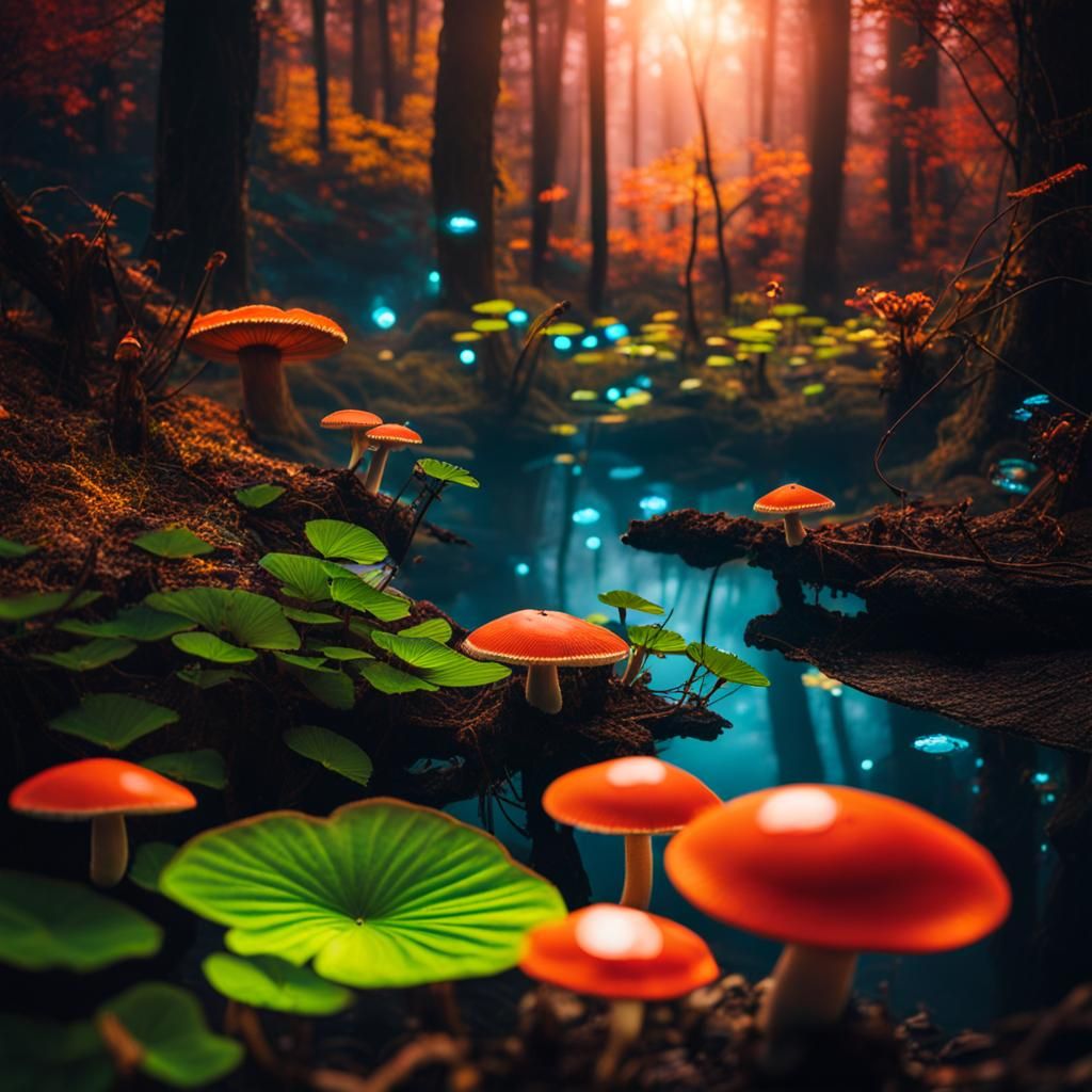 Alien World: Neon Forest Photography
