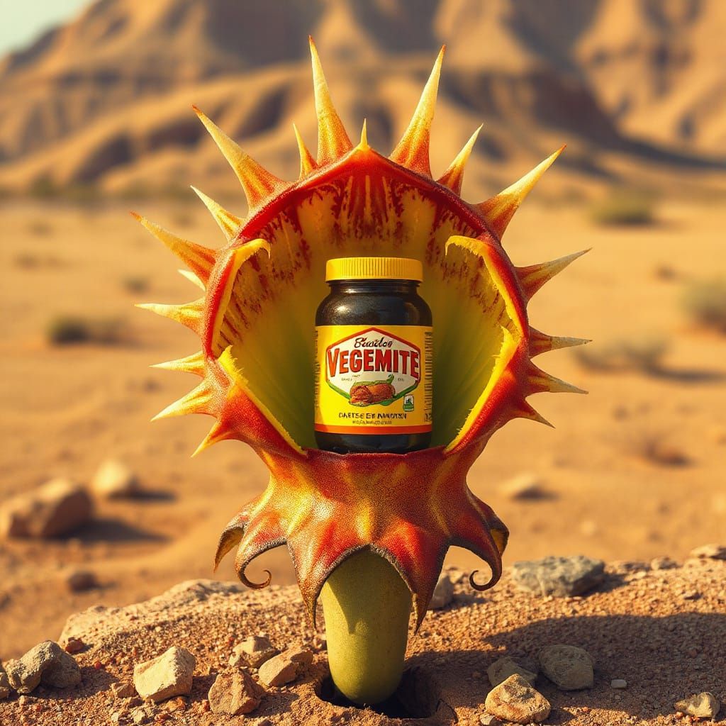 Carnivorous Flower Thrives in Australian Desert