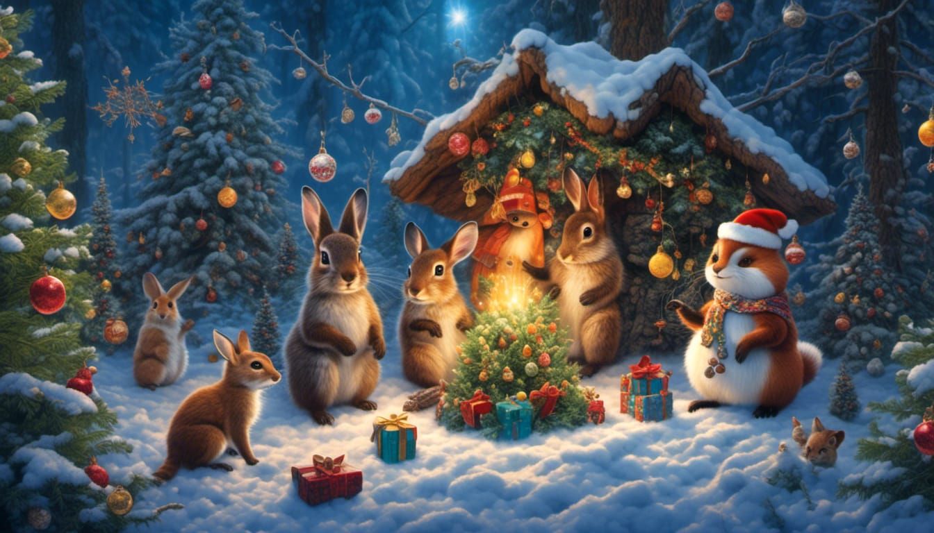 Animals Celebrating the Holidays