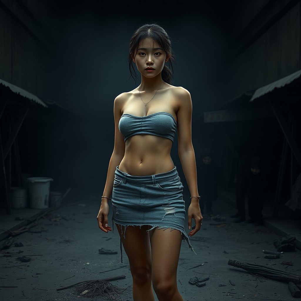 Miyu waiting for the fight V