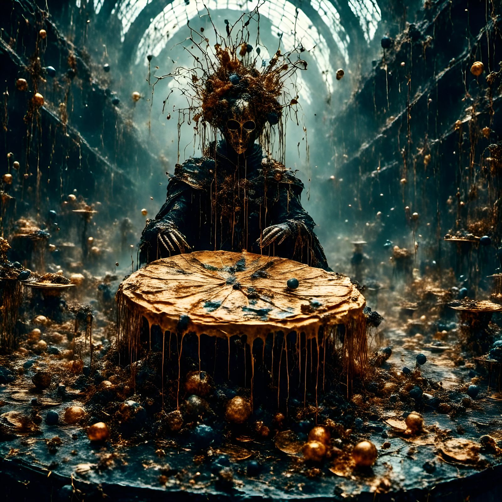 Fantastical Crepes in Dark Surreal Style