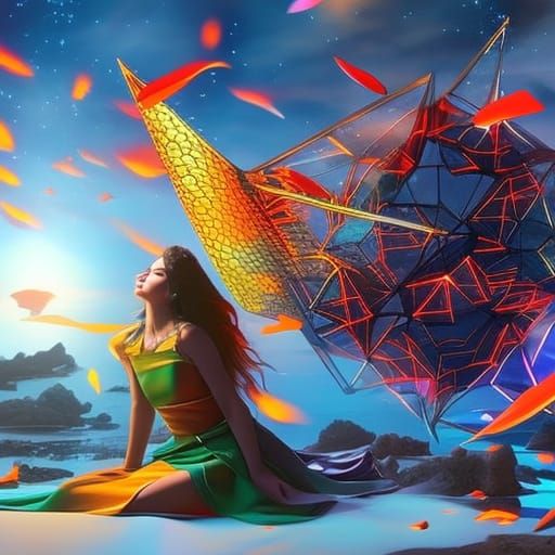 Dream: Woman, Snake, and Dancing Creatures