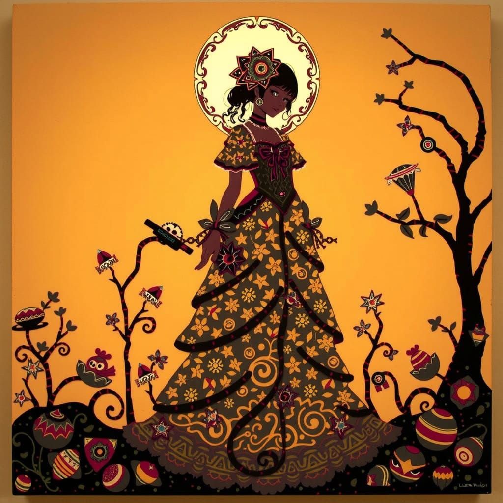 Marinette Dupain-Cheng in Whimsical Illustration