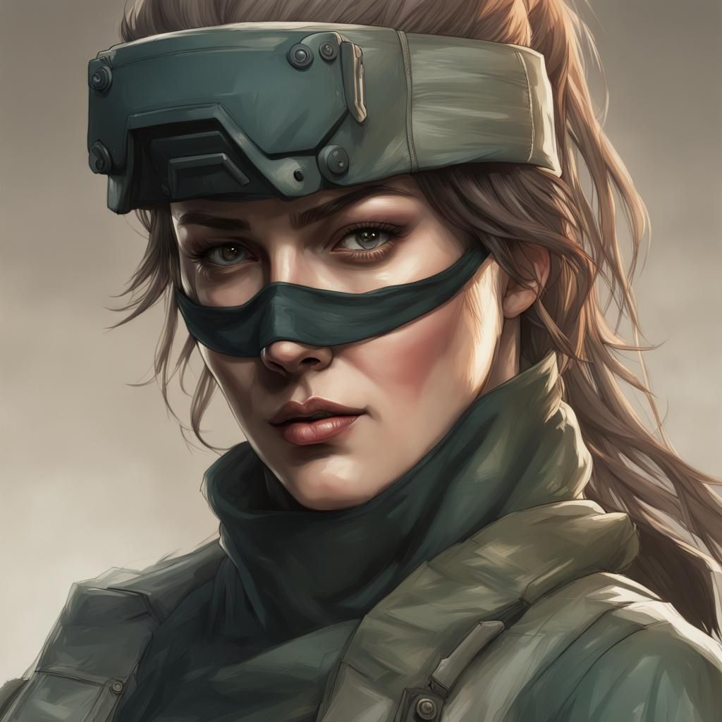 Meryl Silverburgh Portrait in Hyperdetailed Digital Art