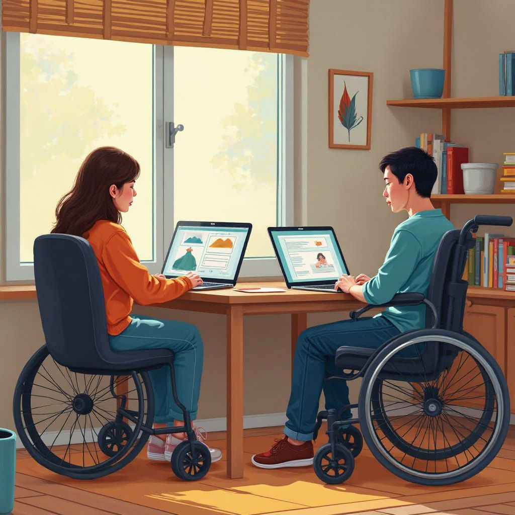 Students with Disabilities in Distance Learning: Digital Art