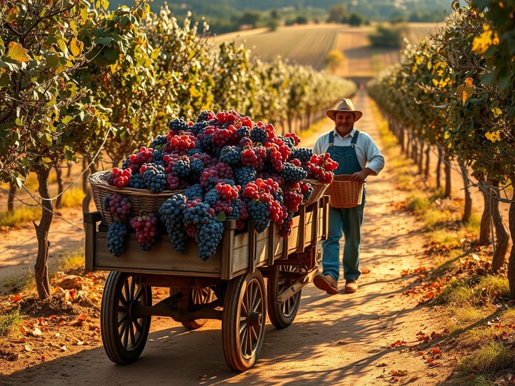 Vibrant Tuscan Harvest Celebration