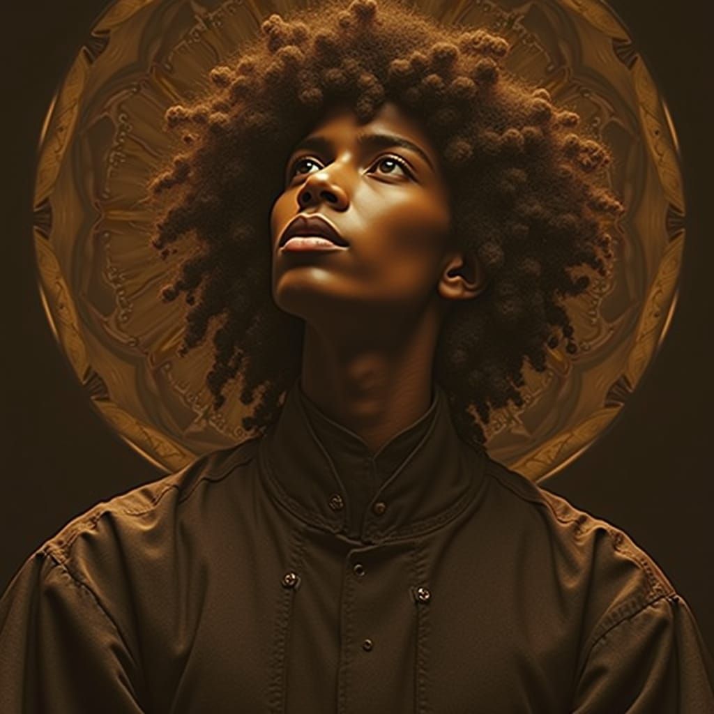 Detailed Macro Photograph of Polished Obsidian