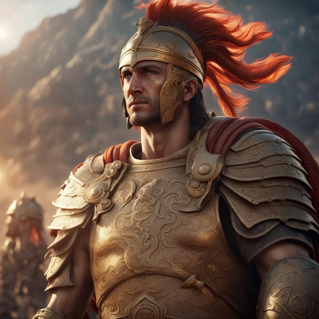 Alexander the Great: A Fantasy Portrait in Matte Painting