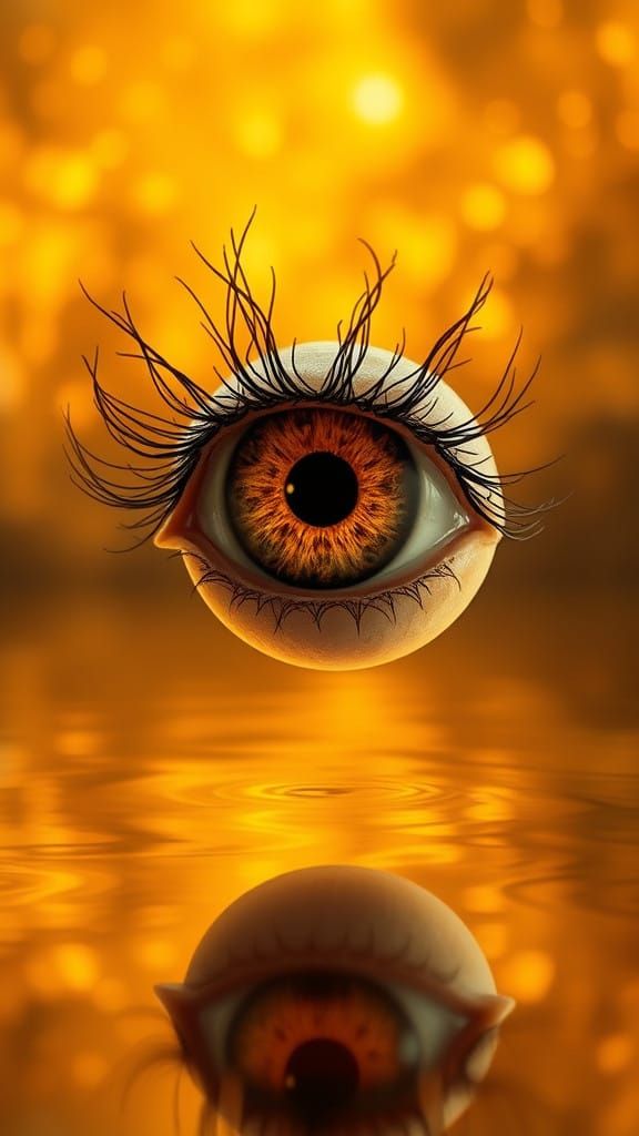 Ethereal Eye: Surreal, Hyper-Realistic Digital Art