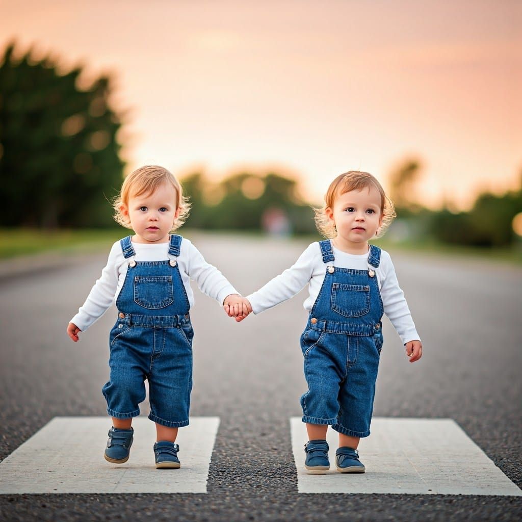 Sweet Childhood Moment Captured in Sunrise Soft Focus