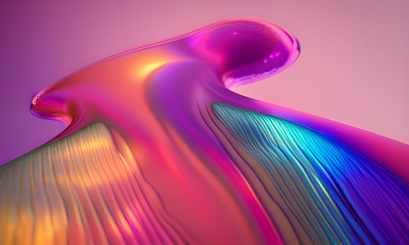 Hyperrealistic Utopia in Fluid Acrylics