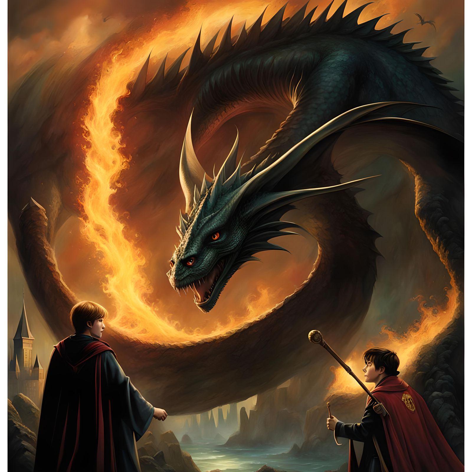 Realistic Harry Potter and the Goblet of Fire Cover