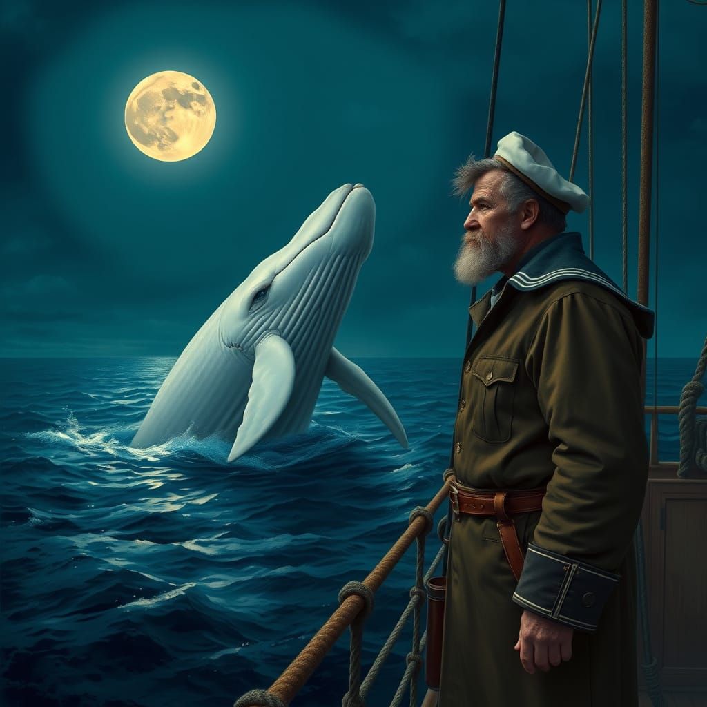 A Sailor's Bittersweet Farewell to a Majestic White Whale in...