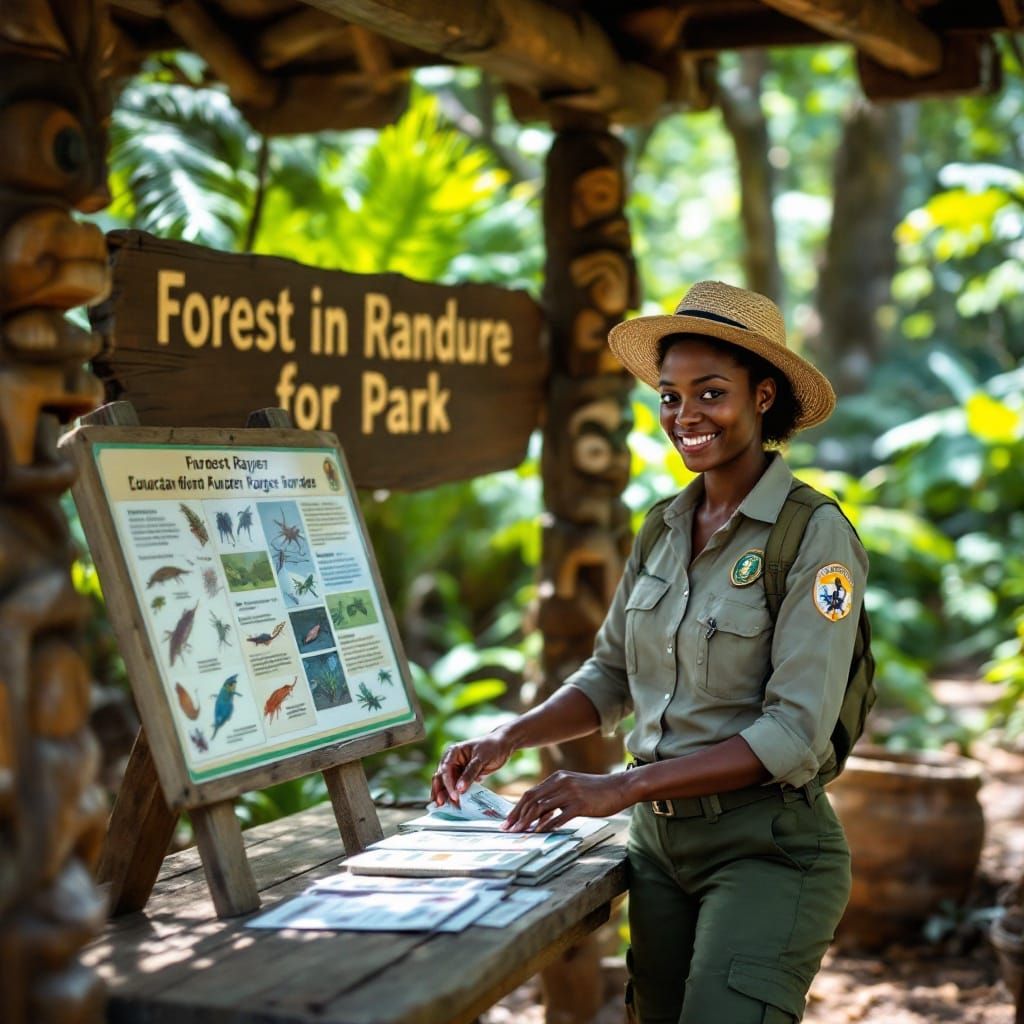 A Forest Ranger in Martinique's Nature Reserve