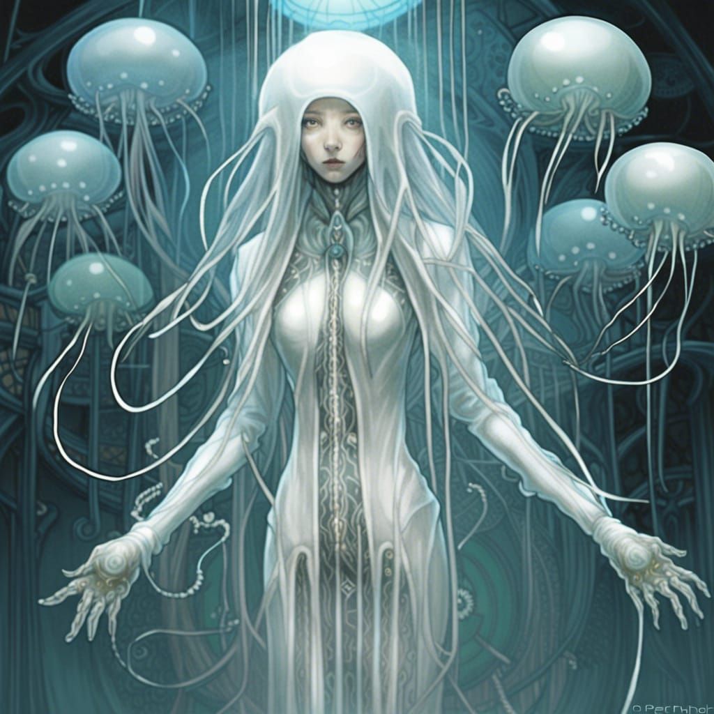 Jellyfish Alien Woman