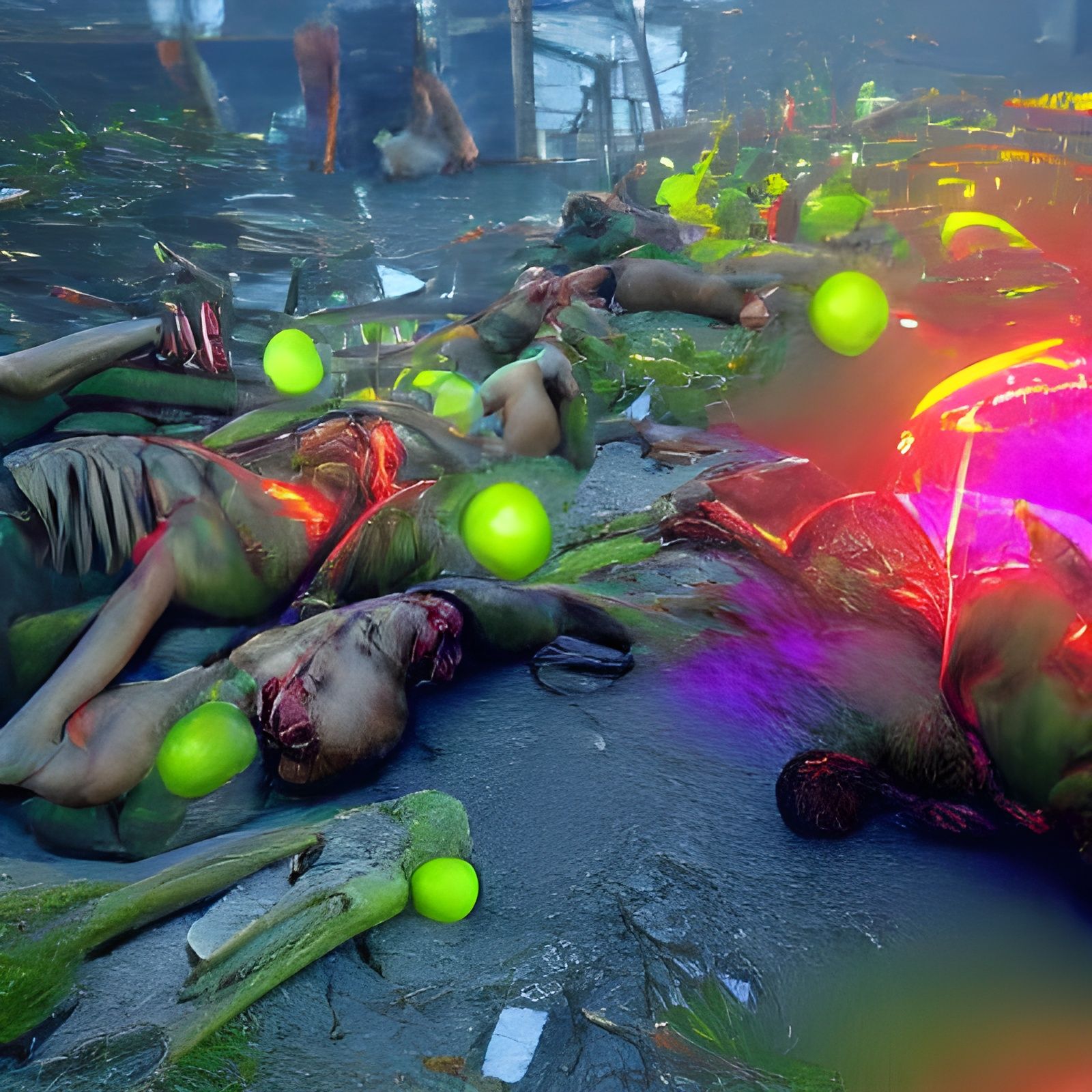 Zombie Apocalypse: Undead Roam Desolate City