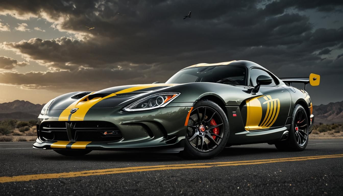 Dodge Viper GTS with Aviation-Inspired Livery