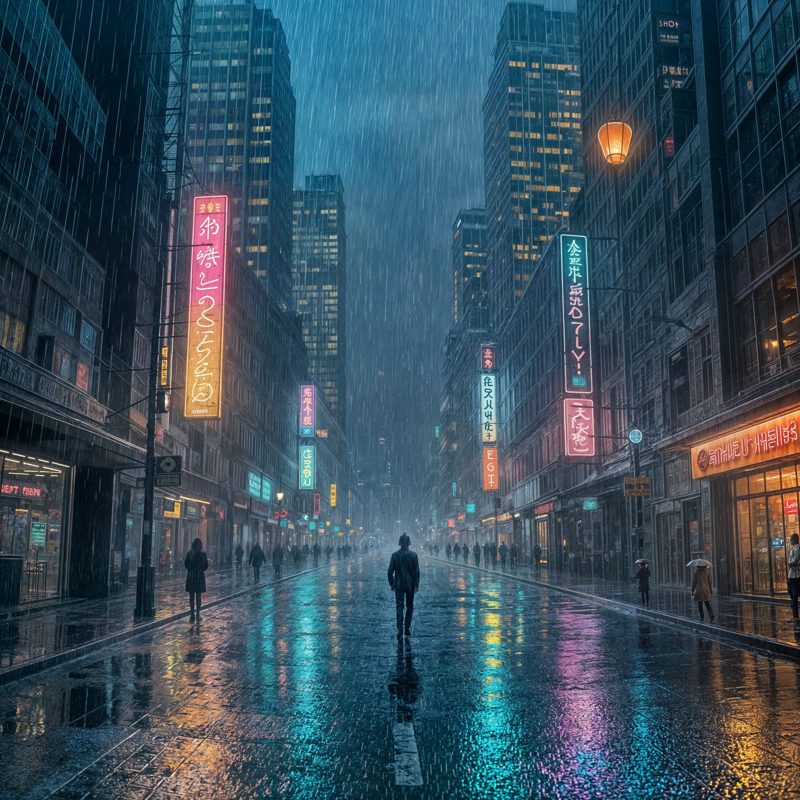 The City That Breathes in Rain