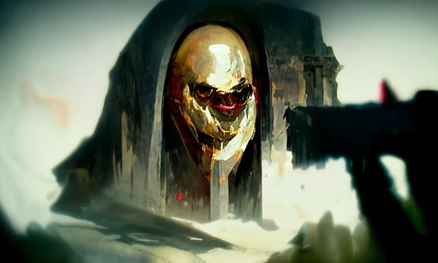 Sinister Figure in Dark Gothic Style