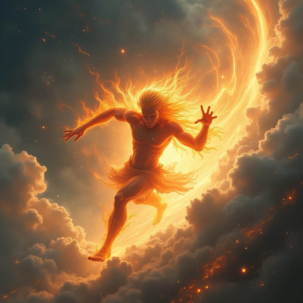 Divine Speed Unleashed in Epic Scene