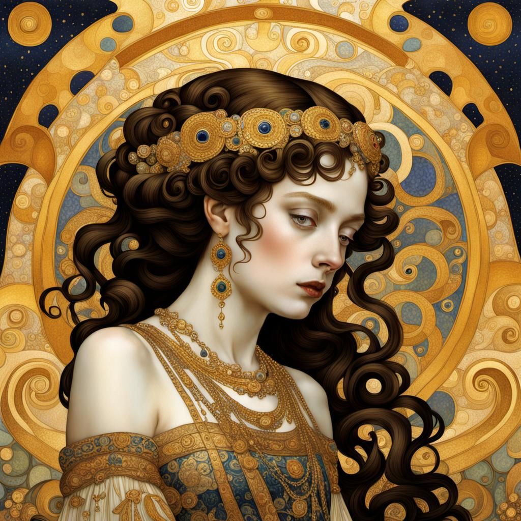 Hygeia in Art Nouveau Rococo Architecture