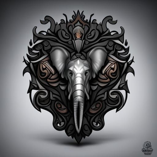 Elephant Crest in Game of Thrones Style