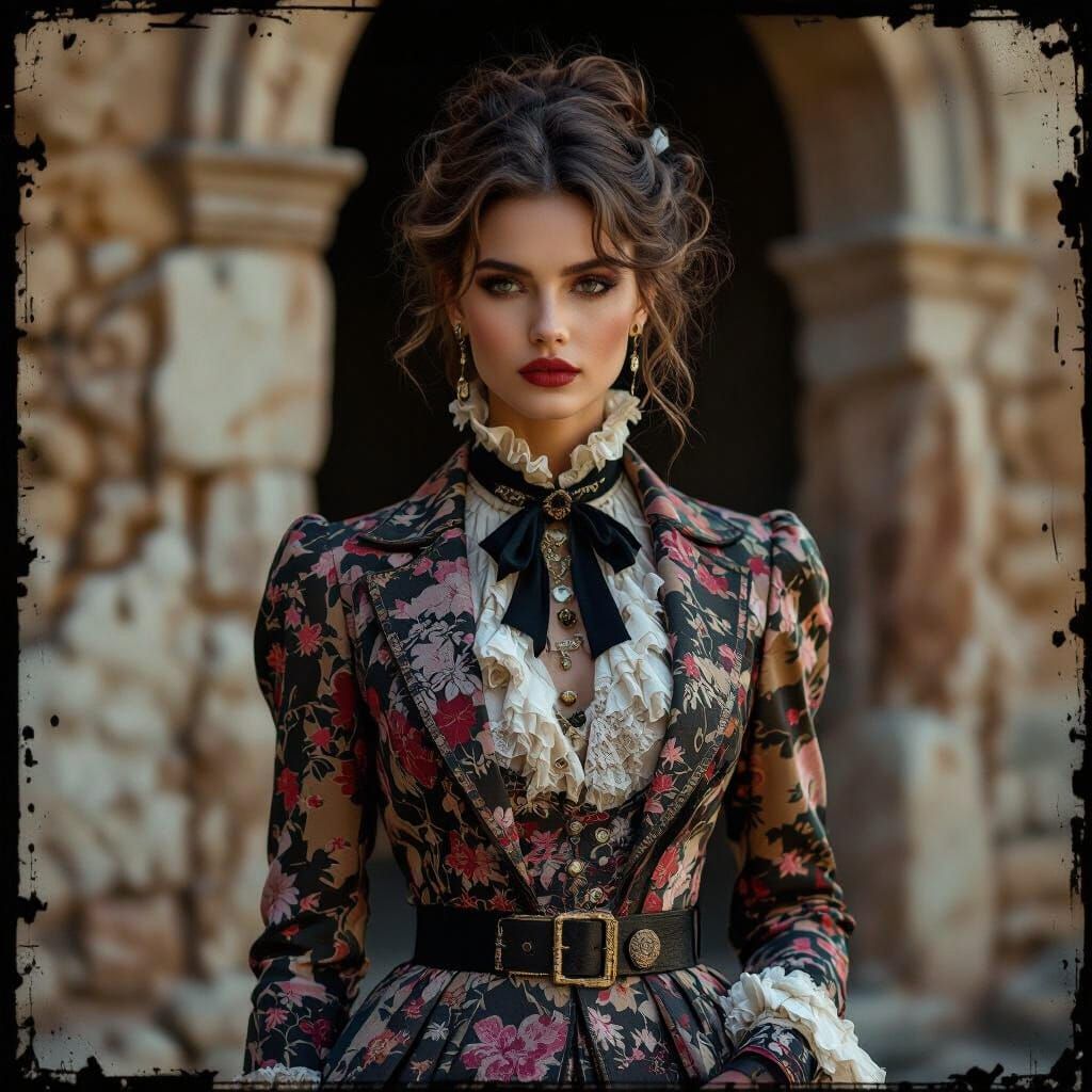 Cinematic Fashion Fusion: Ancient to Punk Glamour