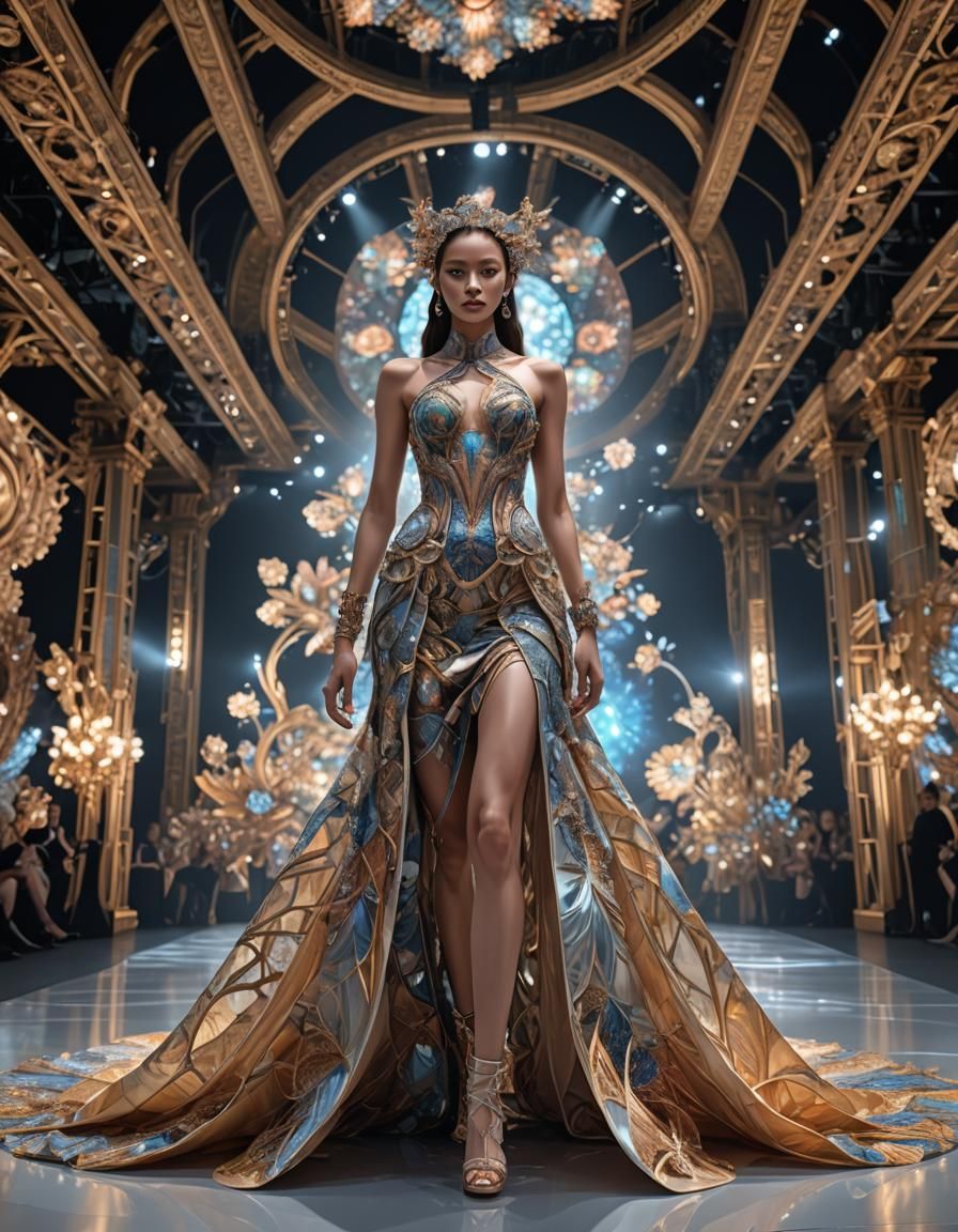 Fashion Show Stage in Professional Photography Style