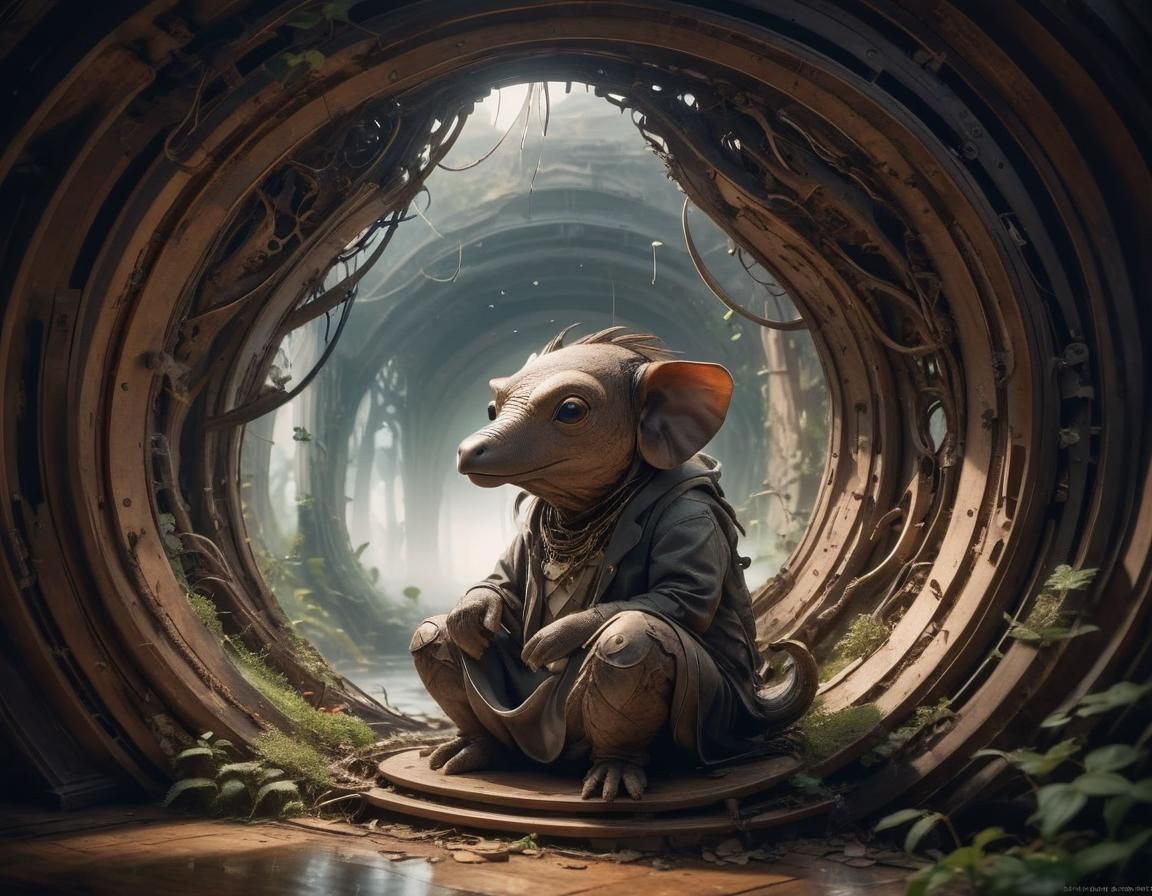 Style of Unintuitive Image Generated by AI