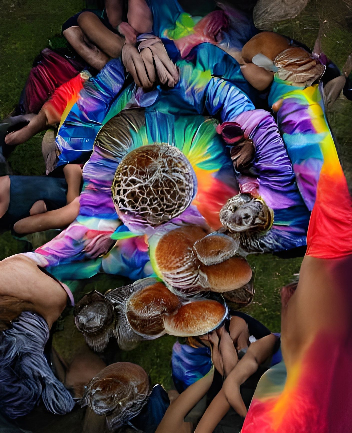 Psychedelic Fungi Fest: A Tie-Dye Gathering